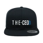 The CEO Embroidered Flat Bill Snapback Cap