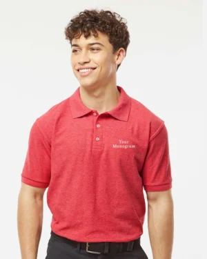 Customizable Embroider Monogram Polo