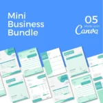 Downloadable Mini Business Template Bundle Style #2