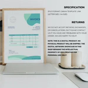 Downloadable Mini Business Template Bundle Style #2