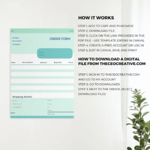 Downloadable Mini Business Template Bundle Style #2
