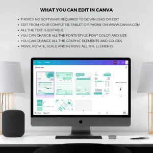 Downloadable Mini Business Template Bundle Style #2