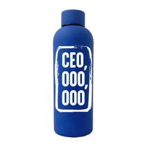 CEO,OOO,OOO 17oz Rubber Bottle