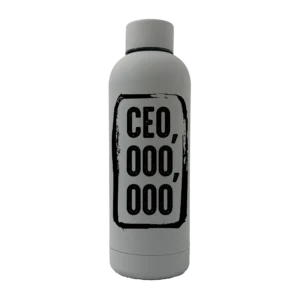CEO,OOO,OOO 17oz Rubber Bottle