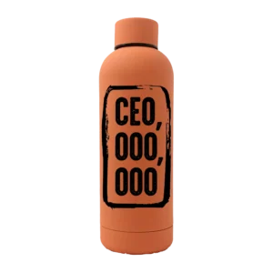 CEO,OOO,OOO 17oz Rubber Bottle