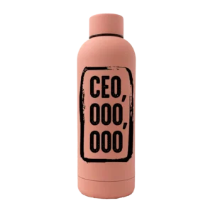 CEO,OOO,OOO 17oz Rubber Bottle