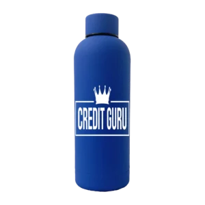 Credit Guru Crown 17oz Rubber Bottle