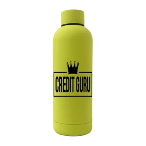 Credit Guru Crown 17oz Rubber Bottle