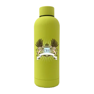 Lion Crest 17oz Rubber Bottle