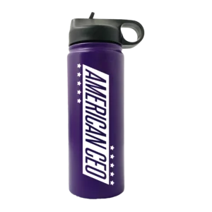 10 Star American CEO 20oz Sport Water Bottle