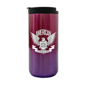 American CEO Patriotic Eagle 14oz Coffee Tumbler