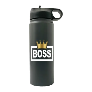 Boss Crown Patriotic Eagle 20oz Sport Water Bottle