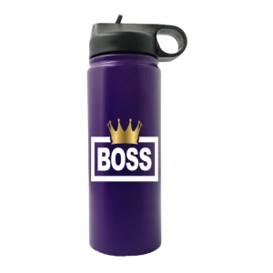 Boss Crown Patriotic Eagle 20oz Sport Water Bottle
