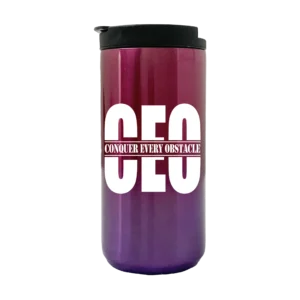 Conquer Every Obstacle 14oz Coffee Tumbler