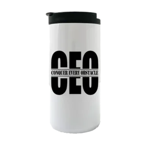 Conquer Every Obstacle 14oz Coffee Tumbler