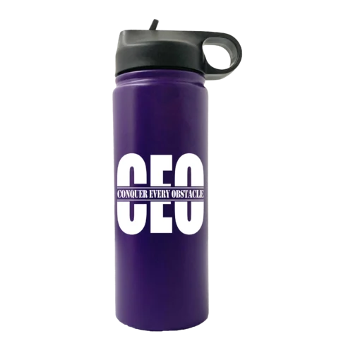 Conquer Every Obstacle 20oz Sport Water Bottle