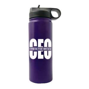 Conquer Every Obstacle 20oz Sport Water Bottle