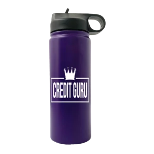 Credit Guru Crown 20oz Sport Water Bottle