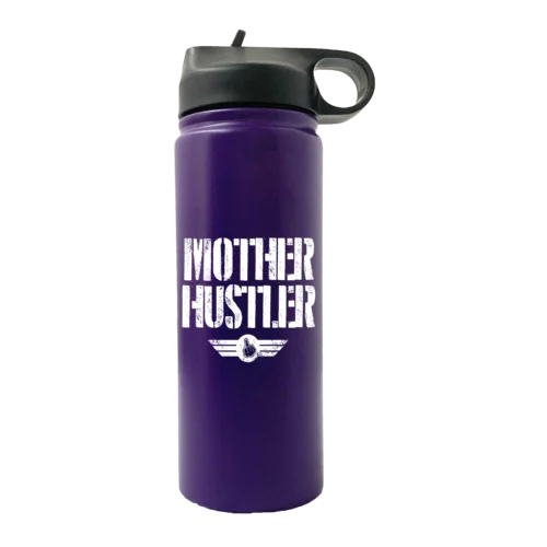 Mother Hustler 20oz Sport Water Bottle