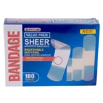 Super-Aid 100pc Non-Stick Pad Bandage