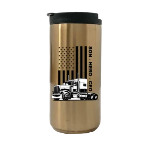 USA Trucker, Son, Hero, CEO 14oz Coffee Tumbler