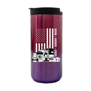 USA Trucker, Son, Hero, CEO 14oz Coffee Tumbler