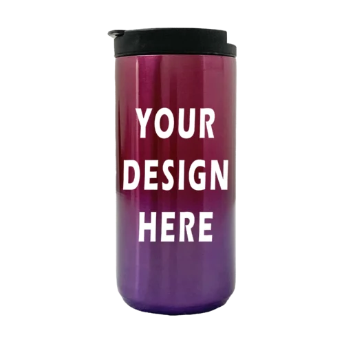 Customizable 14oz Coffee Tumbler - Purple
