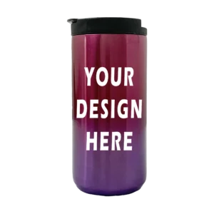Customizable 14oz Coffee Tumbler - Purple