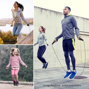 Adjustable Stainless Steel Weighted Jump Rope