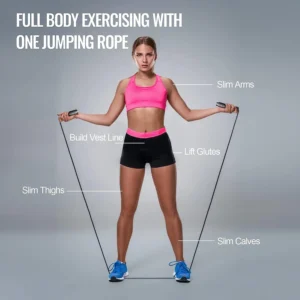 Adjustable Stainless Steel Weighted Jump Rope