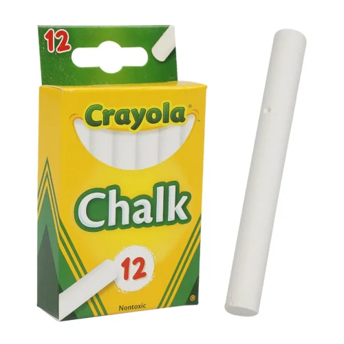 12 ct Crayola White Chalk
