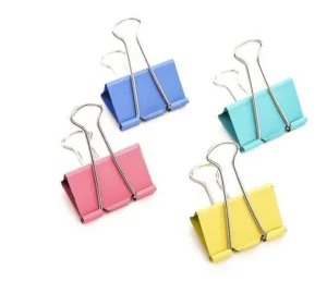 90pcs Mix Colors Metal Binder Clips, Paper Clip, Long Tail Clips