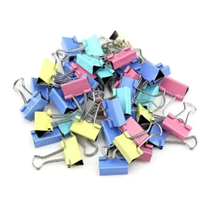 90pcs Mix Colors Metal Binder Clips, Paper Clip, Long Tail Clips
