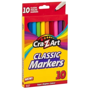 Cra-z-art Classic Fineline Markers, 10 Count X 2 Packs 