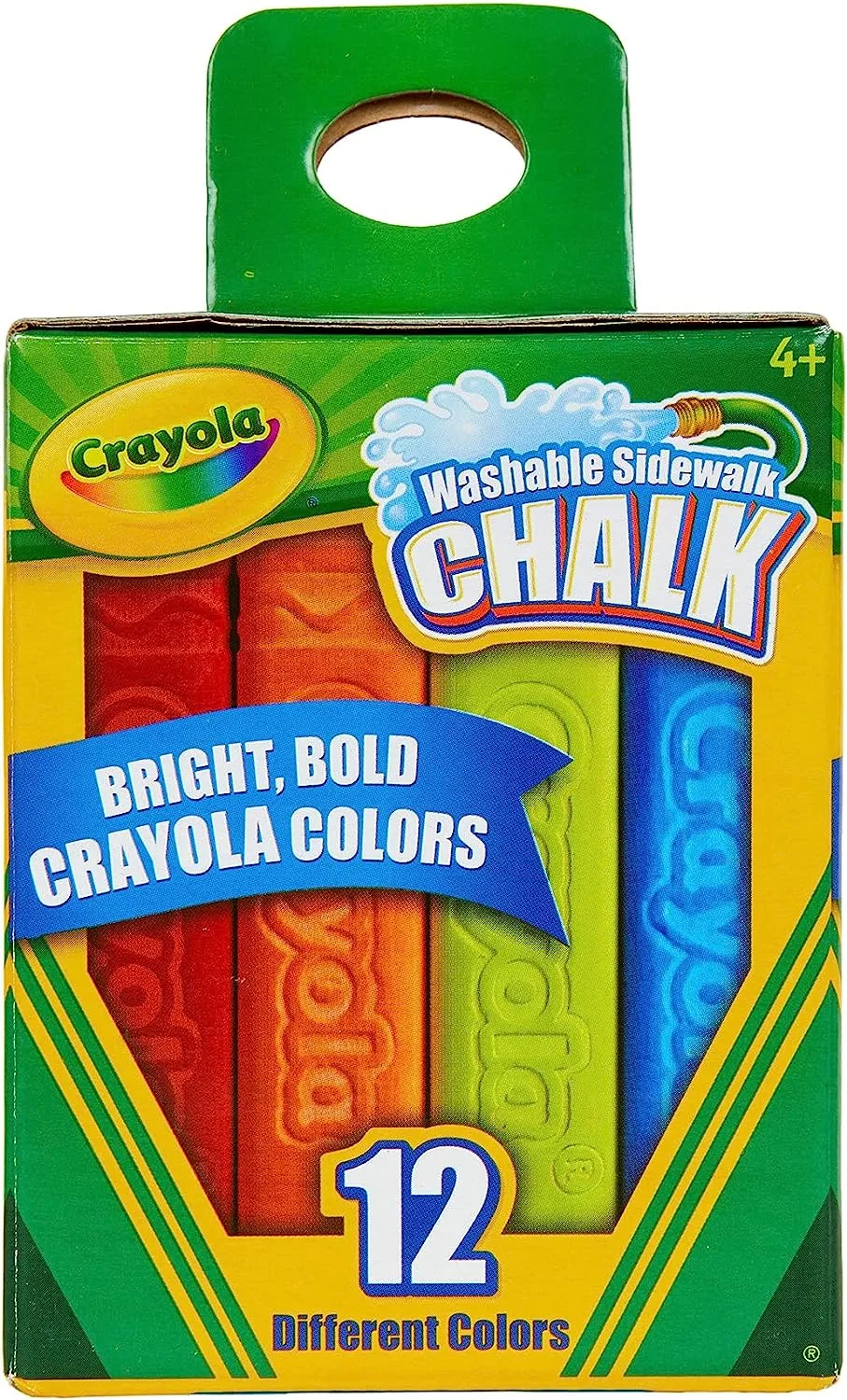 Anti-Roll Crayola Color Chalk - Assorted Color 12 Count - The CEO