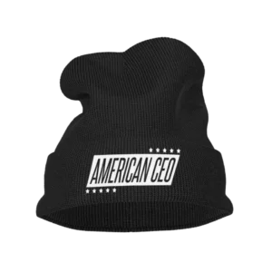 Ten Star American CEO Embroidered Beanie Hat