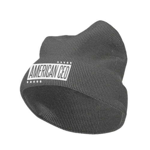 Ten Star American CEO Embroidered Beanie Hat