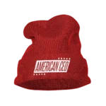 Ten Star American CEO Embroidered Beanie Hat