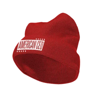 Ten Star American CEO Embroidered Beanie Hat