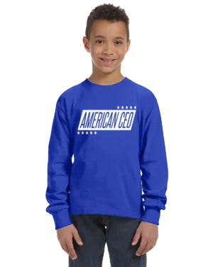 Ten Star American CEO Unisex Youth Long Sleeve T-Shirt