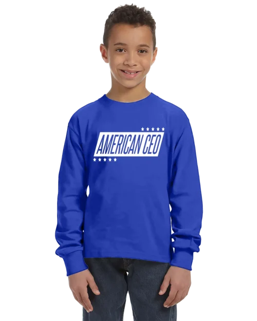 Ten Star American CEO Unisex Youth Long Sleeve T-Shirt
