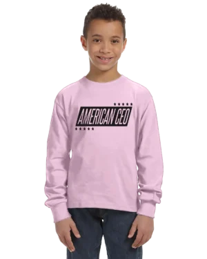 Ten Star American CEO Unisex Youth Long Sleeve T-Shirt