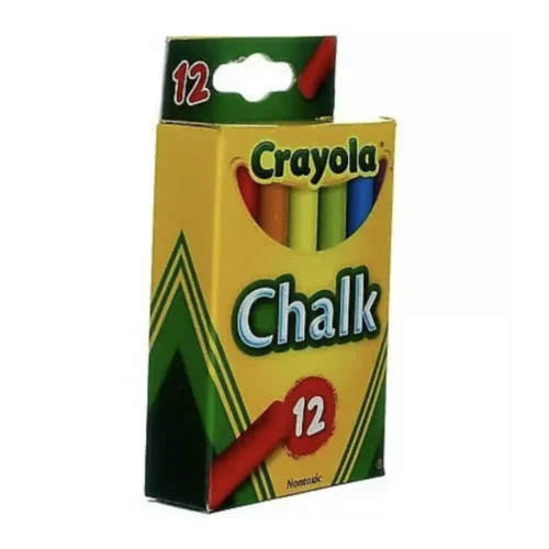 12 Crayola Color Chalk Stick Assorted Color