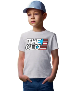 American Flag The CEO Unisex Youth T-Shirt