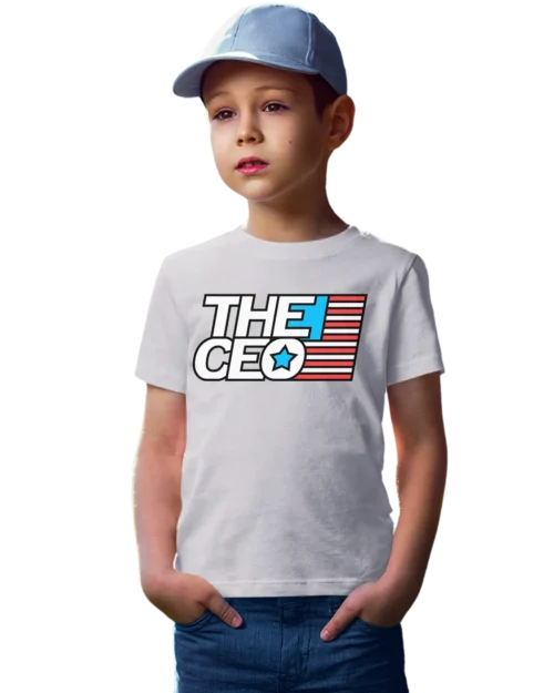 American Flag The CEO Unisex Youth T-Shirt