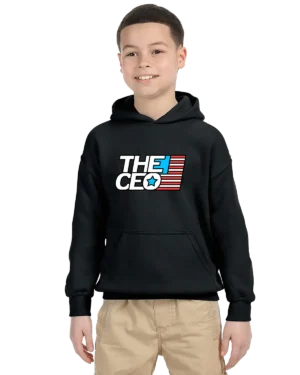 American Flag The CEO Unisex Youth Hoodie