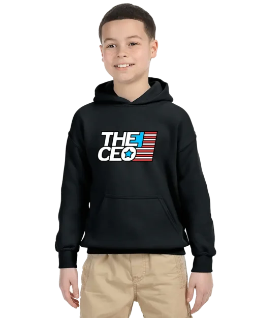 American Flag The CEO Unisex Youth Hoodie