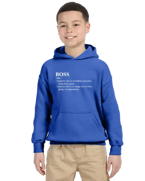 BOSS Definition Unisex Youth Hoodie