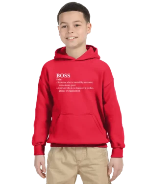 BOSS Definition Unisex Youth Hoodie