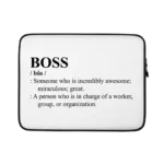 BOSS Definition Water Resistant Laptop Sleeve – 15 Inch